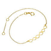 Bratara aur 14K cu infinit DiAmanti PL0012BG14K-AS